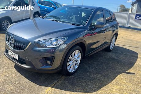 Grey 2012 Mazda CX-5 SUV GRAND TOURING 4WD