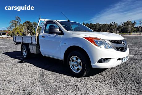 White 2012 Mazda BT-50 Ute Tray XT R