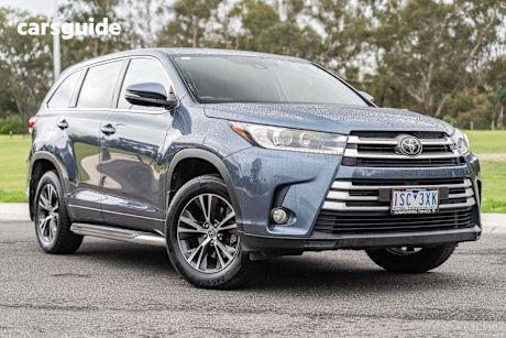 Blue 2019 Toyota Kluger SUV GX F