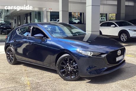 Blue 2025 Mazda 3 Hatchback G25 Astina