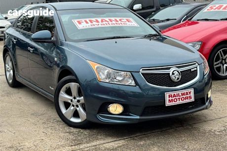 Blue 2011 Holden Cruze Sedan Sri V