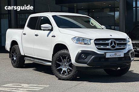 White 2018 Mercedes-Benz X Ute Tray X350D PROGRESSIVE 4X4