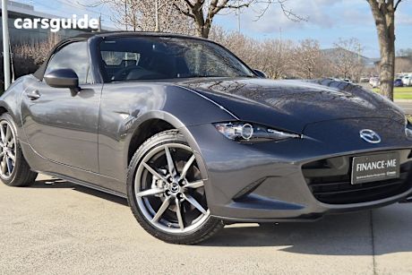 Grey 2023 Mazda MX-5 Convertible G20 Roadster Gt