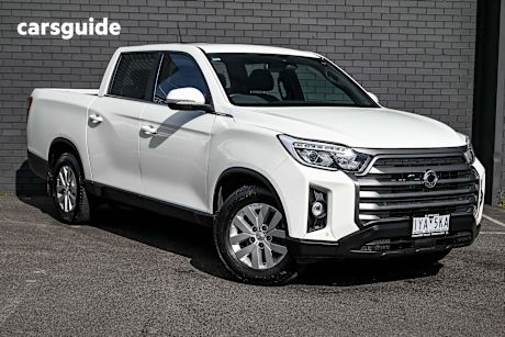 White 2023 Ssangyong Musso Ute Tray ELX 4X4