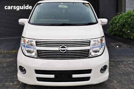 White 2010 Nissan Elgrand OtherCar HIGHWAY STAR