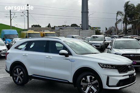White 2020 Kia Sorento Wagon Sport 7 Seat