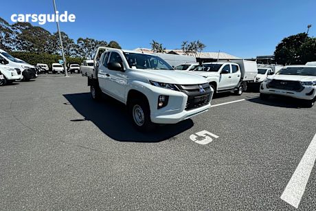 White 2020 Mitsubishi Triton Ute Tray GLX ADAS 4X4