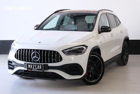 White 2022 Mercedes-Benz GLA45 Wagon S 4Matic+