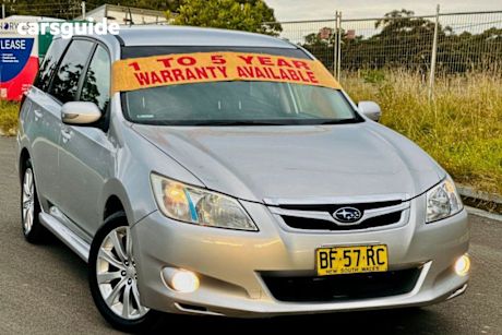 Silver 2010 Subaru Liberty Wagon Exiga Premium