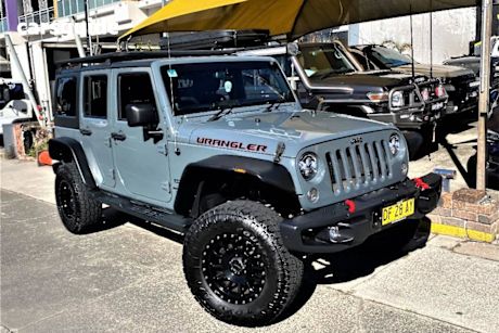 Grey 2014 Jeep Wrangler Softtop Unlimited Sport (4X4)