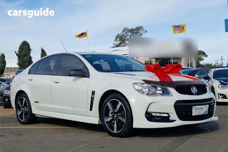 White 2016 Holden Commodore Sedan SS BLACK R