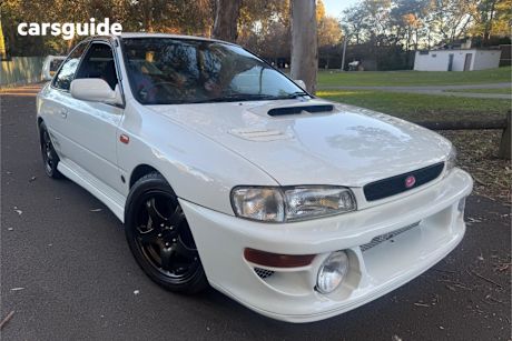 White 1997 Subaru Impreza Coupe STI
