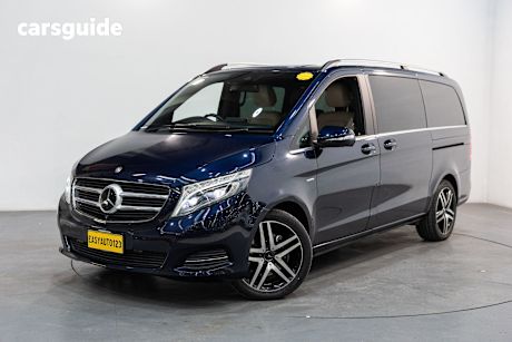 Blue 2016 Mercedes-Benz V250 Wagon D Avantgarde