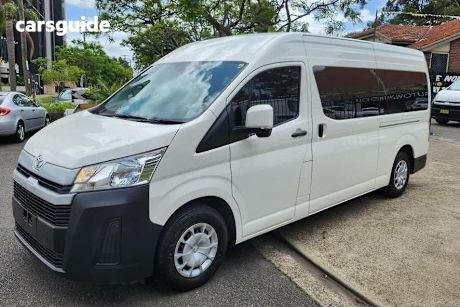 White 2020 Toyota HiAce OtherCar COMMUTER R