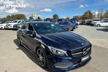 Blue 2016 Mercedes-Benz CLA-Class Coupe CLA200 F