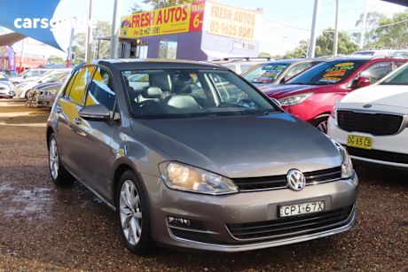 Grey 2013 Volkswagen Golf Hatchback 110 Tdi Highline