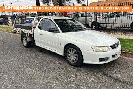 White 2004 Holden Commodore Cab Chassis One Tonner