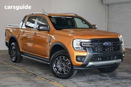 Yellow 2023 Ford Ranger Ute Tray WILDTRAK