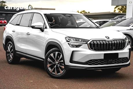 White 2025 Skoda Kodiaq SUV 140TSI SELECT 4X4