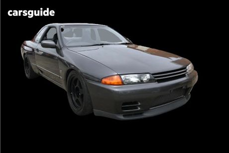 Grey 1990 Nissan Skyline Coupe Gtr