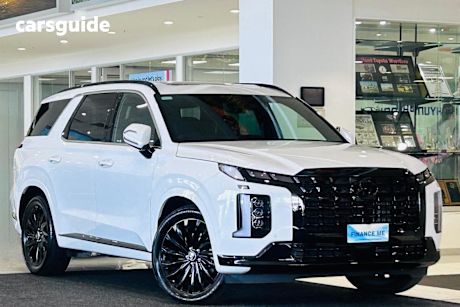 White 2024 Hyundai Palisade SUV CALLIGRAPHY BLACK INK 4X4