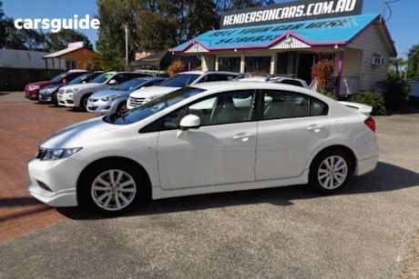 White 2012 Honda Civic Sedan VTI-L F