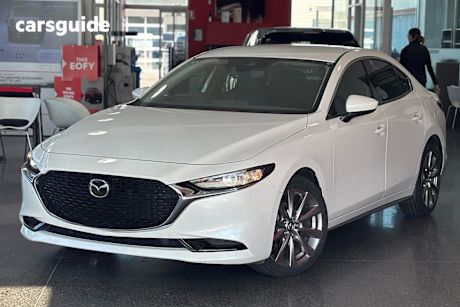 White 2019 Mazda Mazda3 Sedan G25 GT F