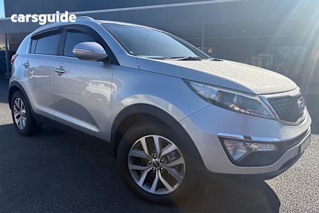 Silver 2015 Kia Sportage SUV SI PREMIUM F