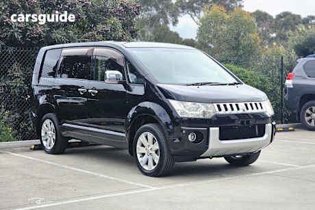 Black 2010 Mitsubishi Delica SUV CV5W 4WD