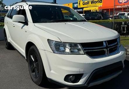 White 2012 Dodge Journey Wagon Sxt