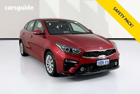 Red 2020 Kia Cerato Hatchback S Safety Pack