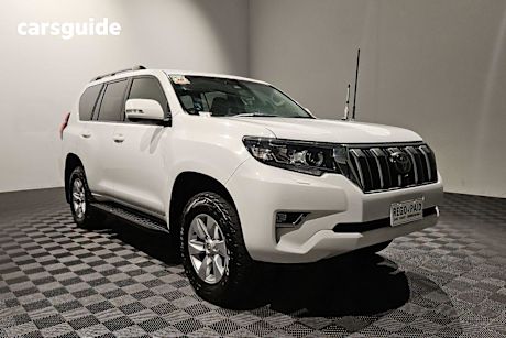 White 2019 Toyota Landcruiser Prado Wagon Gxl (4X4)