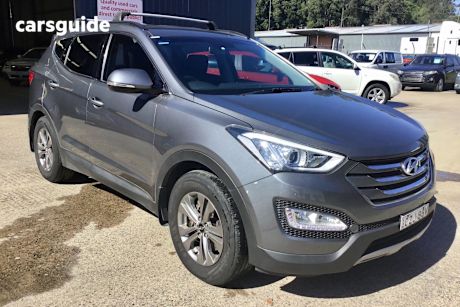 Grey 2015 Hyundai Santa FE Wagon Active (4X4)