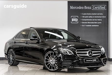 Black 2020 Mercedes-Benz E200 Saloon