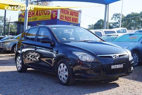 Black 2011 Hyundai I30 Hatchback Sx