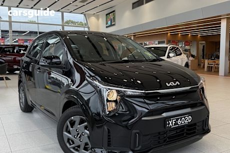 Black 2025 Kia Picanto Hatchback Sport (Pe2)