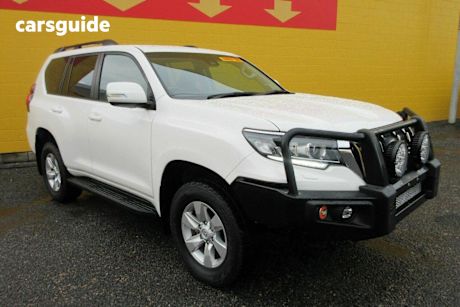 White 2019 Toyota Landcruiser Prado Wagon Gxl (4X4)