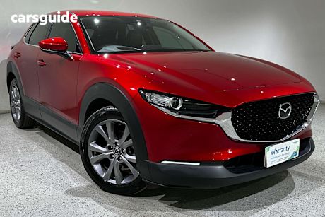 Red 2020 Mazda CX-30 SUV G25 TOURING F