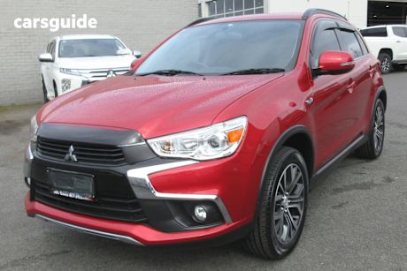 Red 2017 Mitsubishi ASX SUV LS F