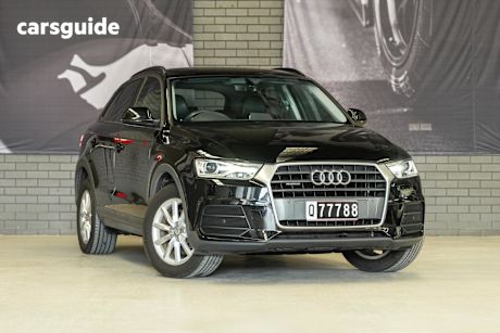 Black 2017 Audi Q3 Wagon 2.0 Tdi Quattro (110Kw)