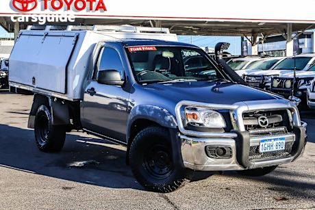 Silver 2007 Mazda BT-50 Cab Chassis B3000 Dx (4X4)