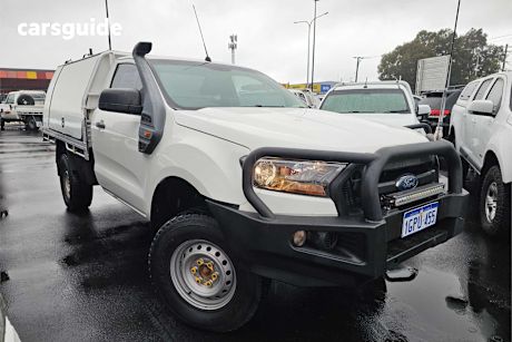 White 2018 Ford Ranger Ute Tray XL 4X4