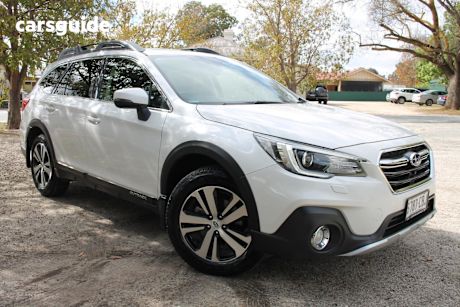White 2019 Subaru Outback SUV 2.5I PREMIUM 4WD