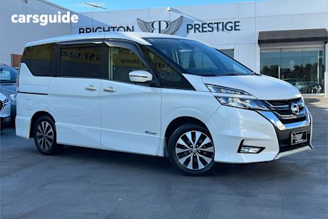 White 2017 Nissan Serena OtherCar HIGHWAY STAR S-HYBRID