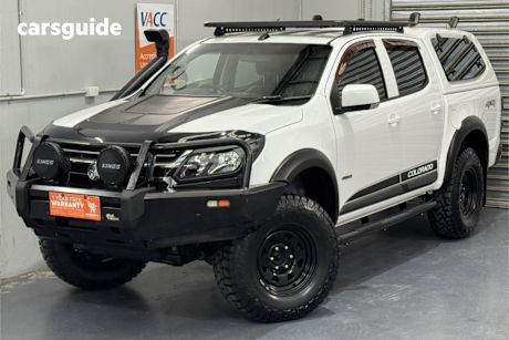 White 2018 Holden Colorado Ute Tray LS 4X4