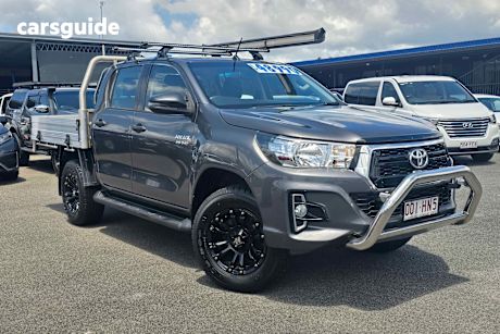 Grey 2019 Toyota Hilux Ute Tray SR 4X4
