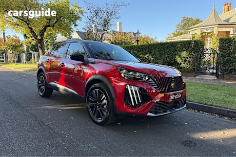 Red 2024 Peugeot 2008 SUV GT HYBRID F