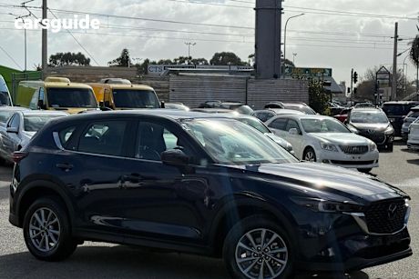 Blue 2022 Mazda CX-5 Wagon Touring (Awd)