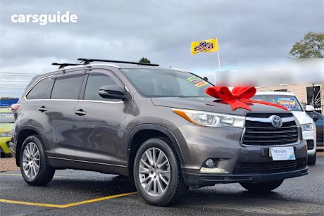 Grey 2014 Toyota Kluger SUV GRANDE 4WD