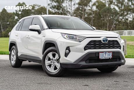 White 2021 Toyota RAV4 SUV GX F